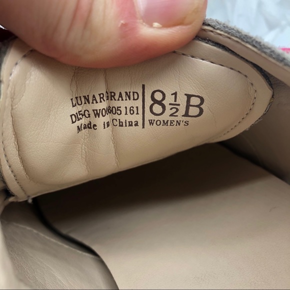 Cole Haan | lunargrand gray lace up sneakers - Picture 6 of 7